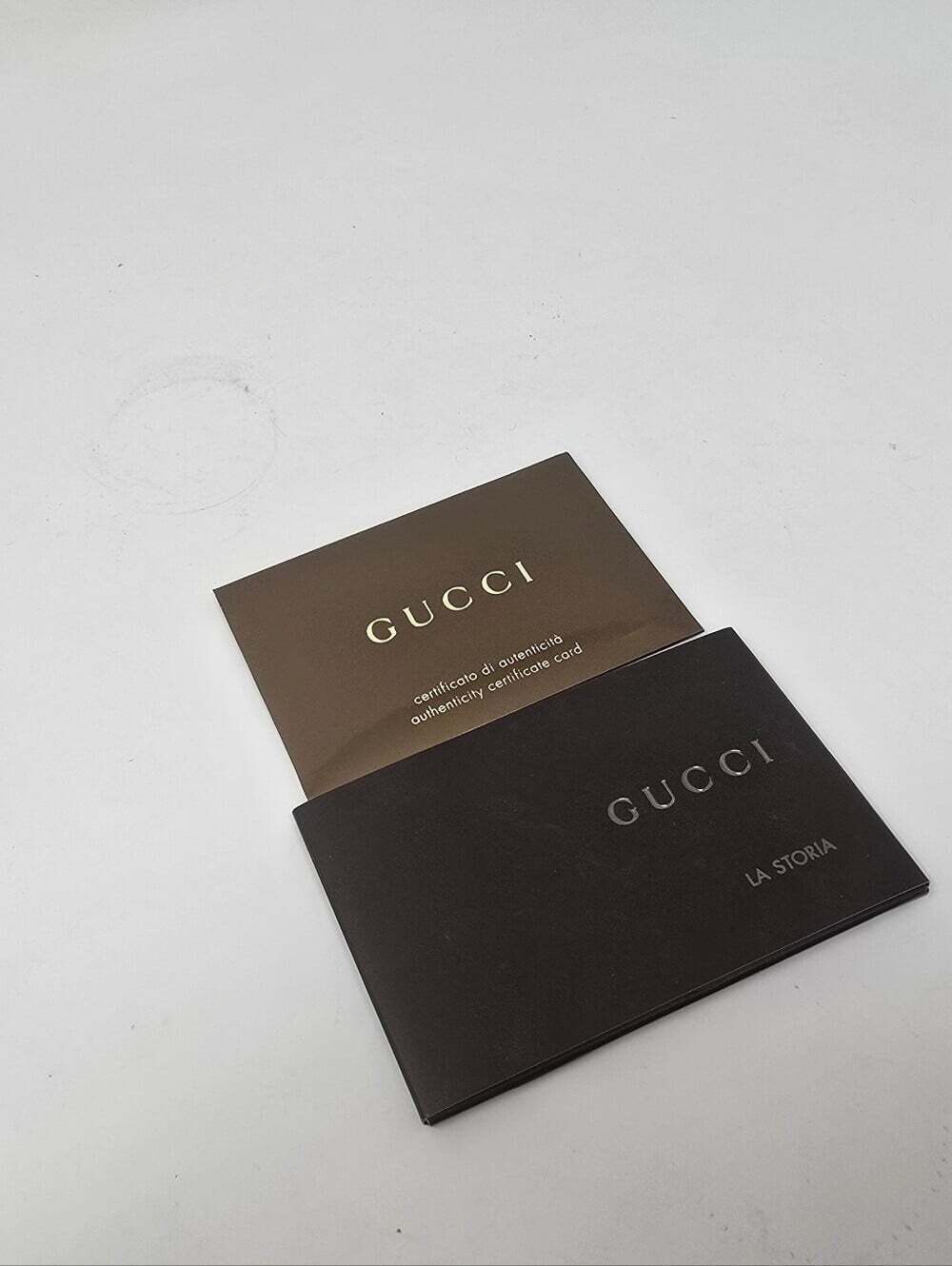 Gucci Certification of Authenticity Card + Mini Booklet La Storia